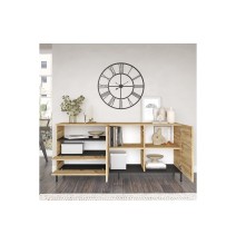 Aparador Color Cambria-Wenge, 170x46.5x75.5 cm, con 2 Puertas y 2 Cajones.