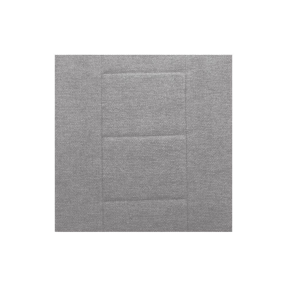 Pack de 4 Sillas de Madera Contrachapada con Relleno de Espuma, Tapizadas en Tela Gris, Patas de Cromo, Medidas 43x49x102 cm
